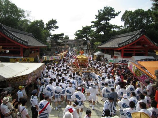 住吉大社夏祭り19日程はいつで期間は 夜店時間や交通規制も 我理論